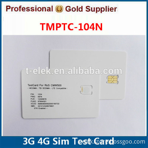 3G WCDMA Test Card for ANRITSU CMW500 Nano Test Sim Card
